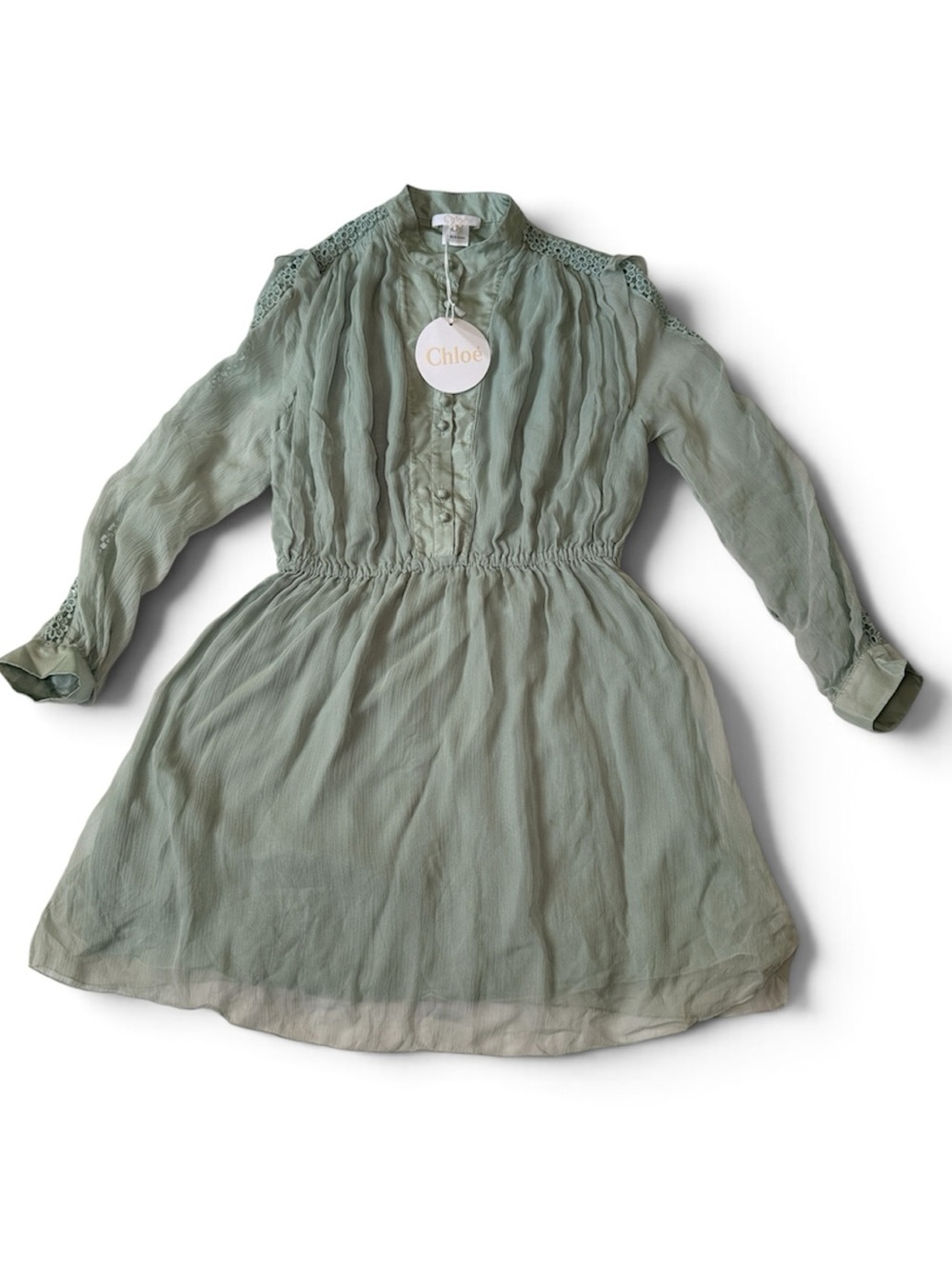 Chloé Kids Silk Dress NWT